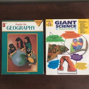 Geography & Science Resource Books|1-6 Gr